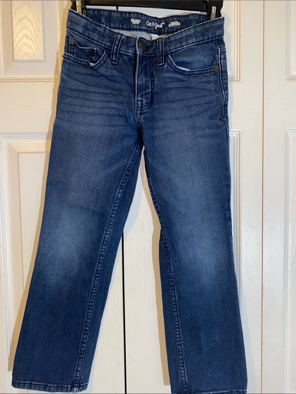 Cat & Jack Girl’s Medium Blue Stretch Straight Jeans